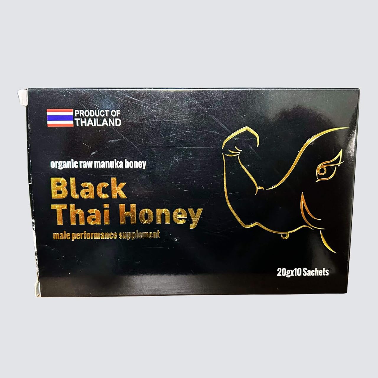 Black Thai Honey Organic Raw Manuka Honey 10 Individual Pack of 20g
