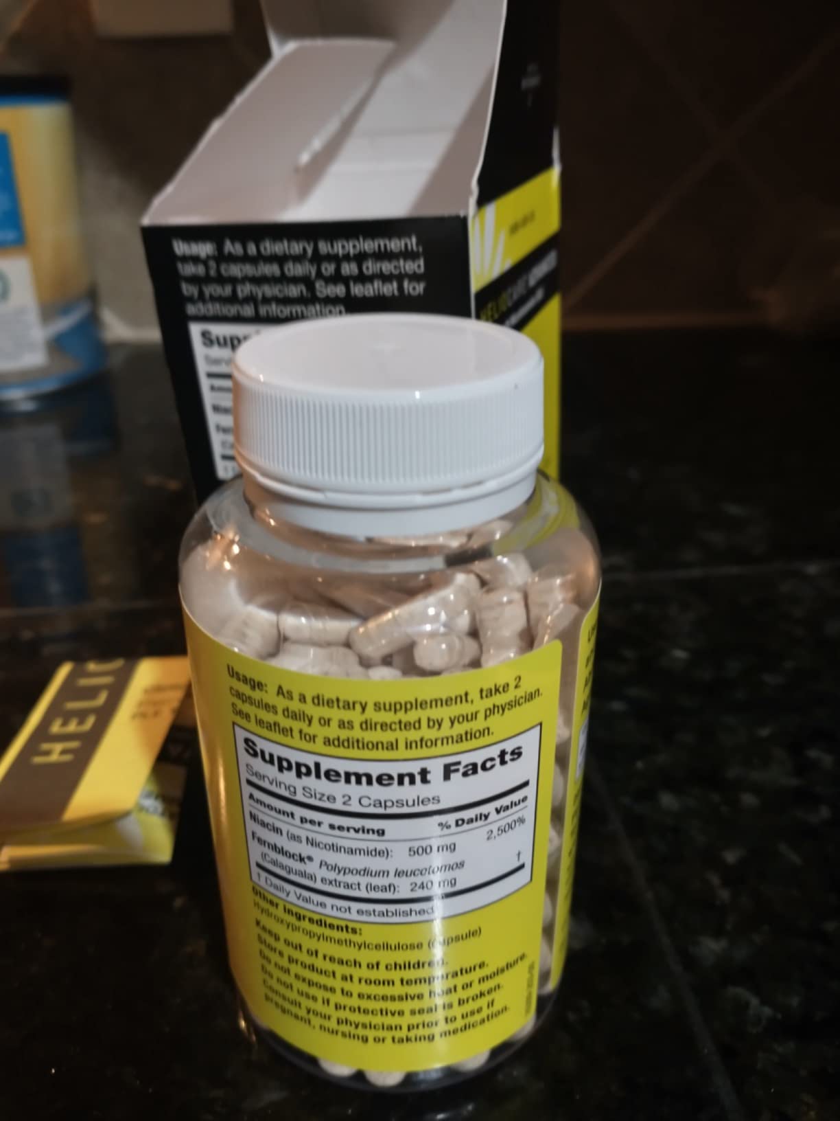 Heliocare Advanced Antioxidant Supplement with Nicotinamide B3 - PHOTON