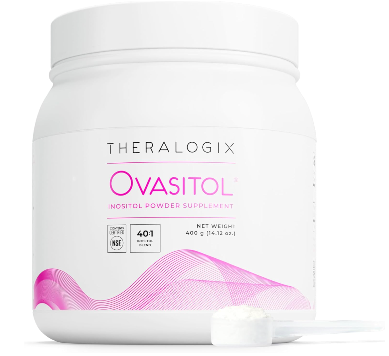 Theralogix Ovasitol Inositol Powder Supplement - 90 days supply