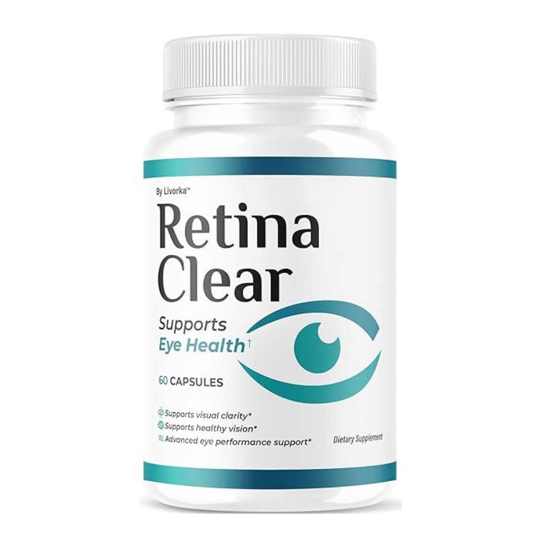 Retina Clear Vision Support Supplement – Eye Health Formula with Lutein, Zeaxanthin - 60 capsules