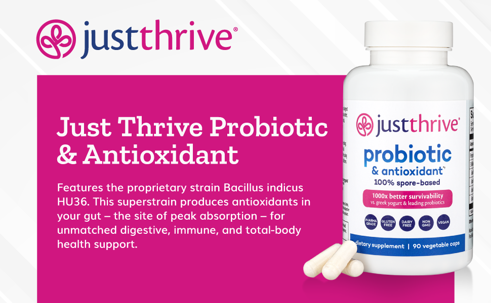 JUST THRIVE PROBIOTIC 90 CAPSULES - PHOTON