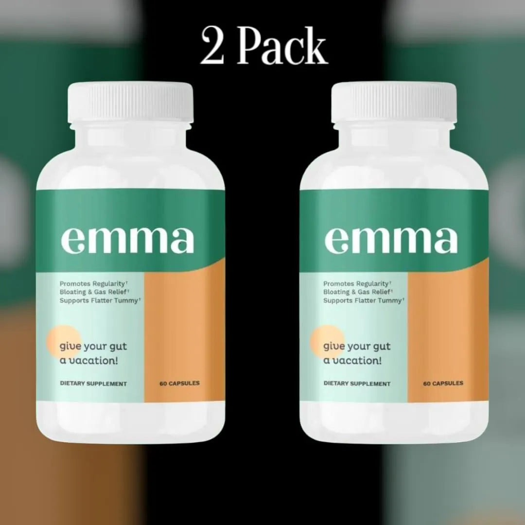 Emma Relief Supplement Konsciens Keto For Gut Bloating - 120 Capsules ( 2 Pack )