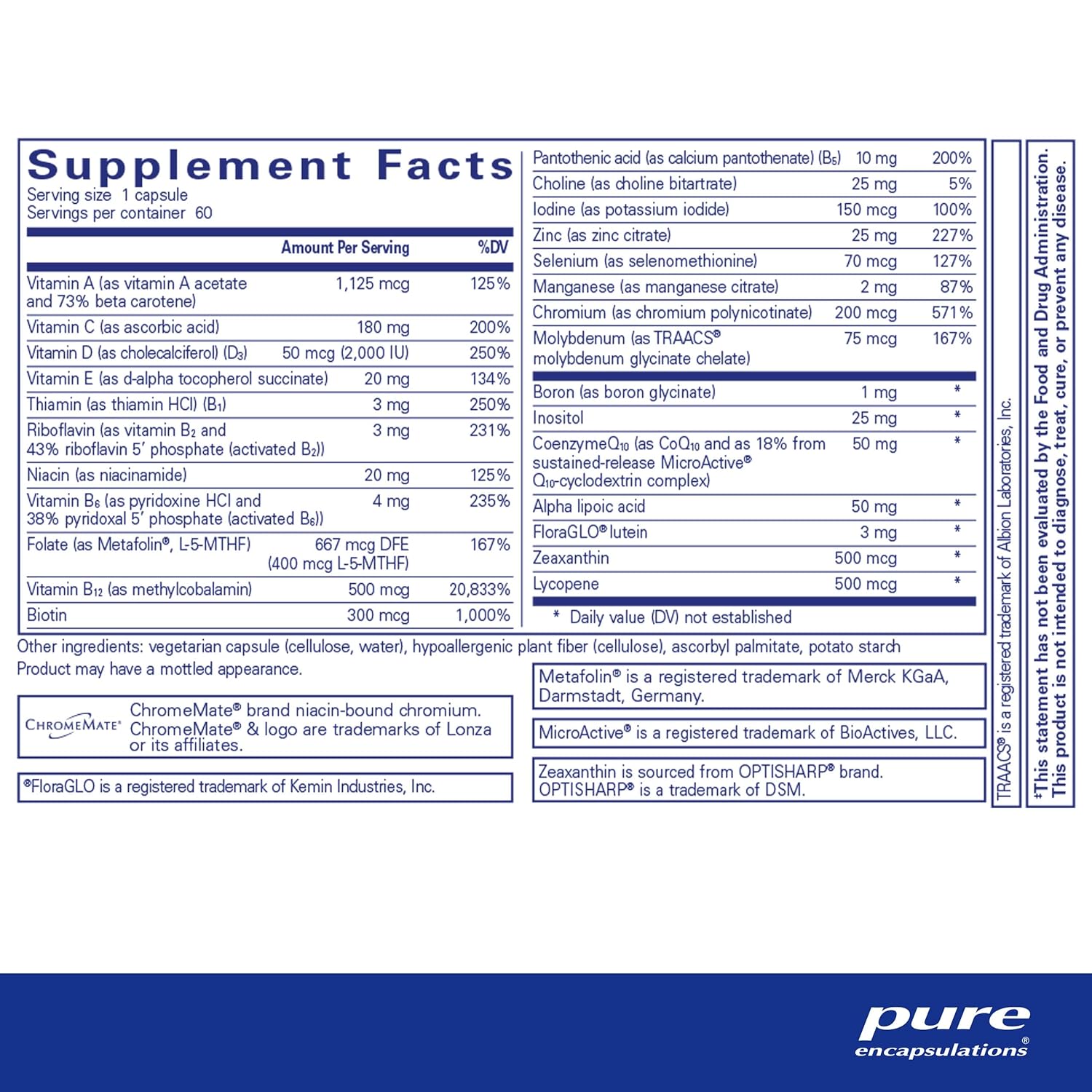 PURE ONE MULTIVITAMIN – THE MATRIX