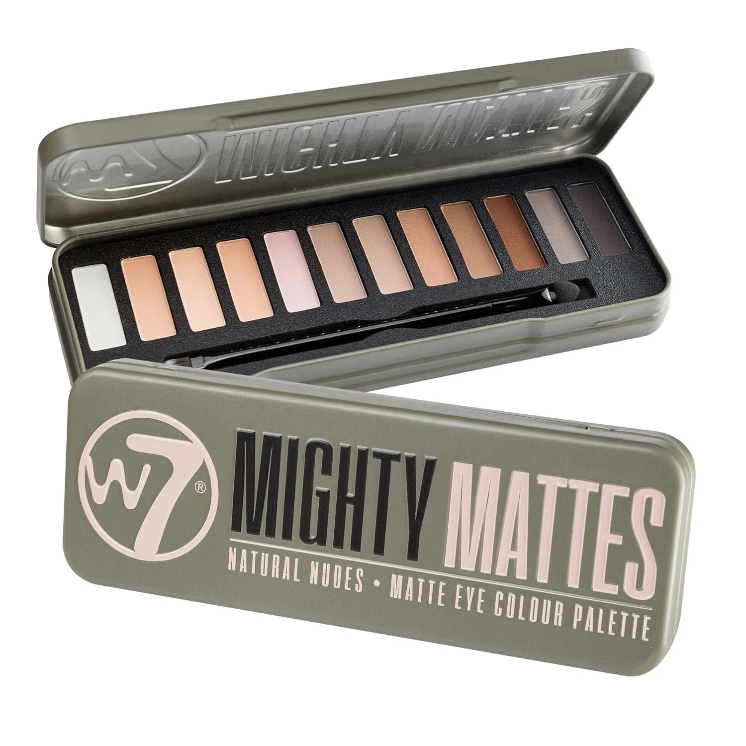 W7 Mighty Mattes Eyeshadow 12 Matte Nude Colours – Palette