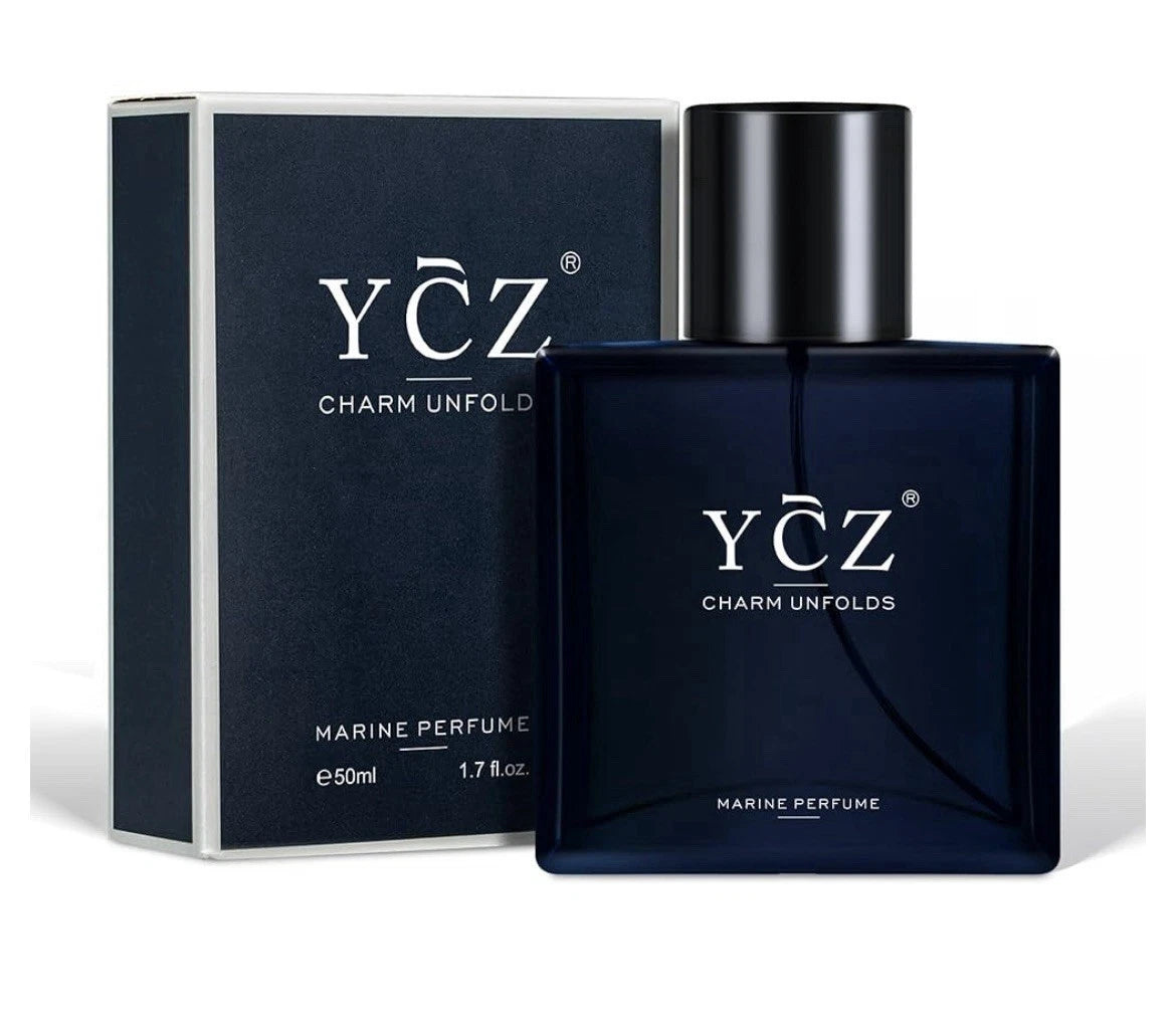 YCZ Charm Unfolds Men's Marine Cologne Perfume for Men - 1.7 fl oz (50ml) Natural