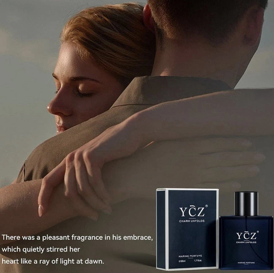 YCZ Charm Unfolds Men's Marine Cologne Perfume for Men - 1.7 fl oz (50ml) Natural