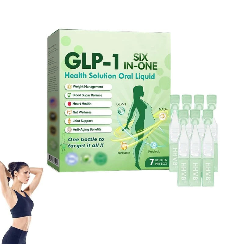 GLP-1 SIX in ONE Solution Oral Liquid GLP-1 SIX-in-ONE Solution Oral Liquid Natural GLP-1 Supplement Drops for Women and Men