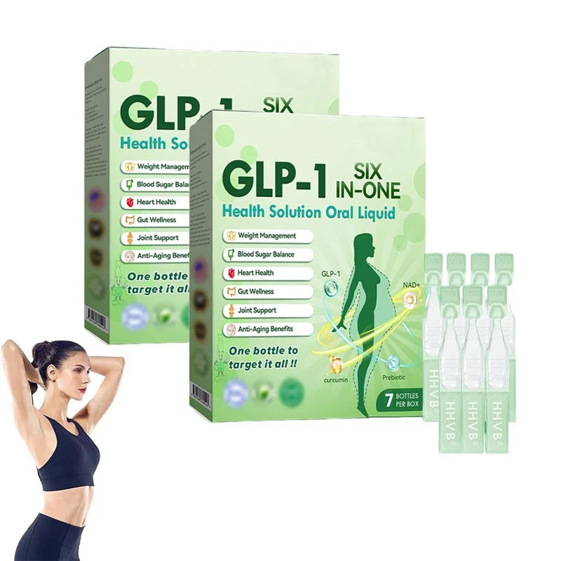 GLP-1 SIX in ONE Solution Oral Liquid GLP-1 SIX-in-ONE Solution Oral Liquid Natural GLP-1 Supplement Drops for Women and Men