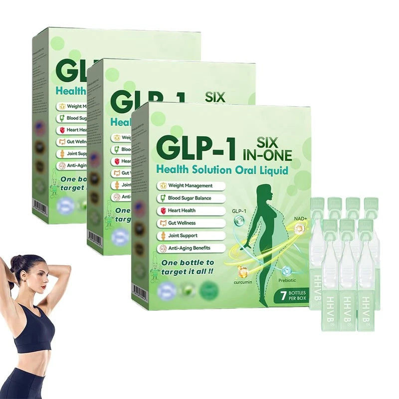 GLP-1 SIX in ONE Solution Oral Liquid GLP-1 SIX-in-ONE Solution Oral Liquid Natural GLP-1 Supplement Drops for Women and Men