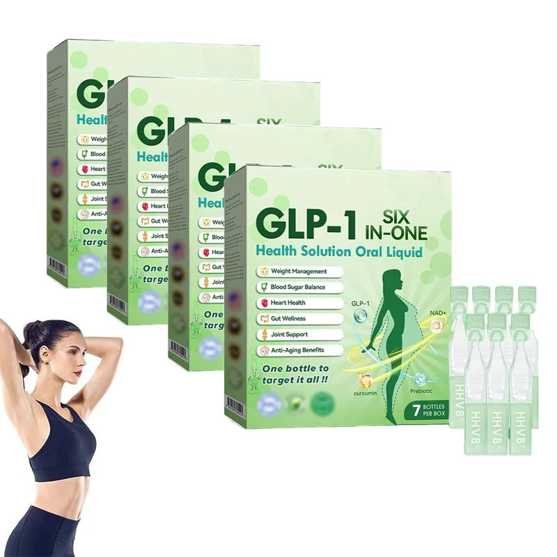 GLP-1 SIX in ONE Solution Oral Liquid GLP-1 SIX-in-ONE Solution Oral Liquid Natural GLP-1 Supplement Drops for Women and Men