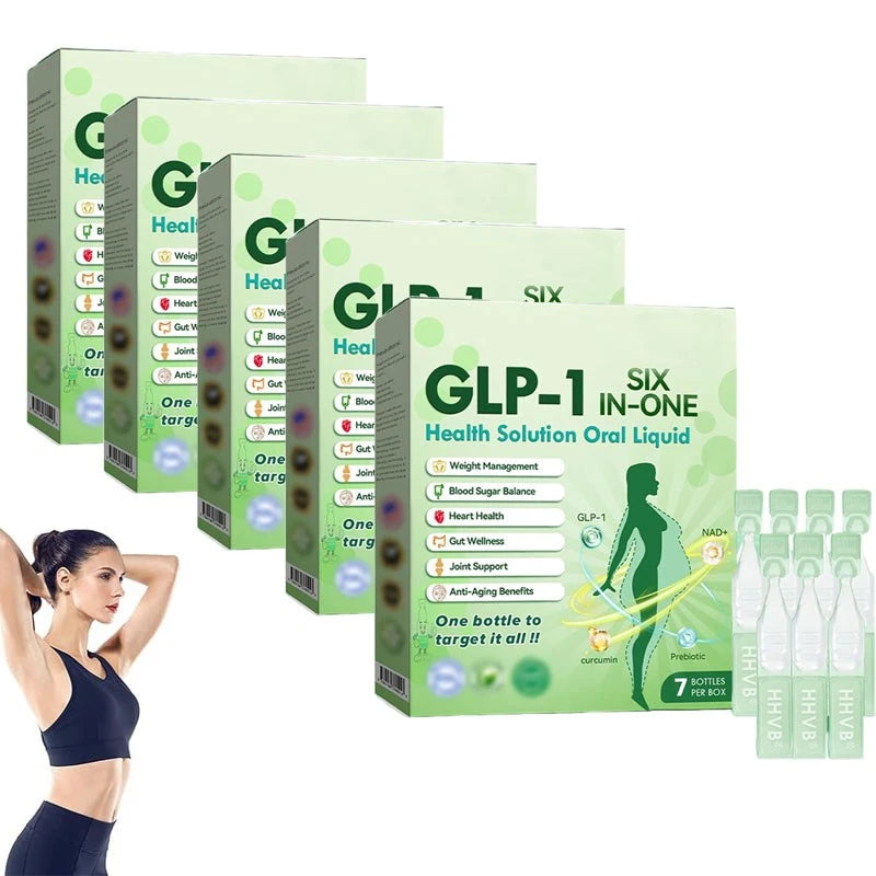 GLP-1 SIX in ONE Solution Oral Liquid GLP-1 SIX-in-ONE Solution Oral Liquid Natural GLP-1 Supplement Drops for Women and Men