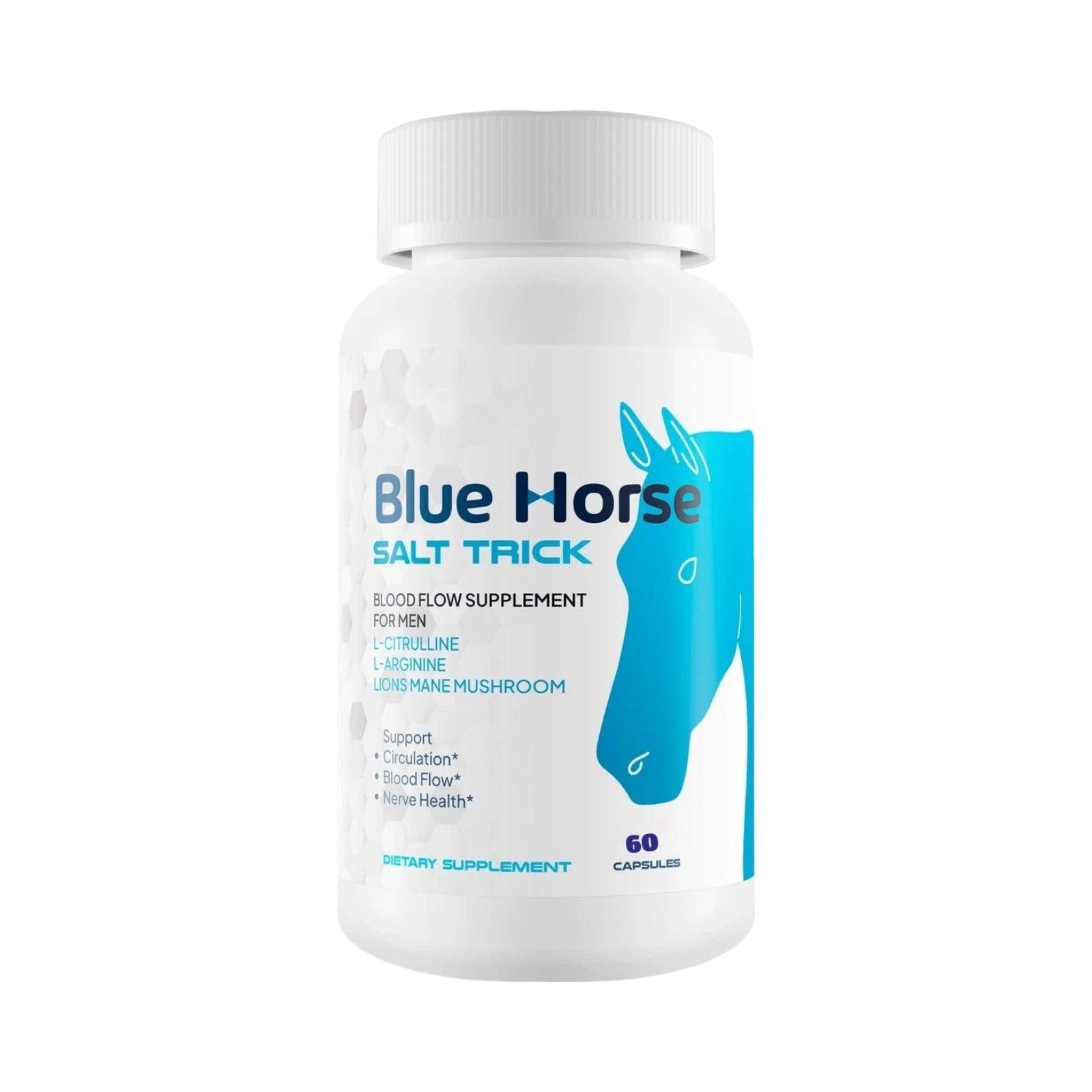 Blue Horse Salt Trick - Our Best Blood Flow Supplement for Men - 60 Caps