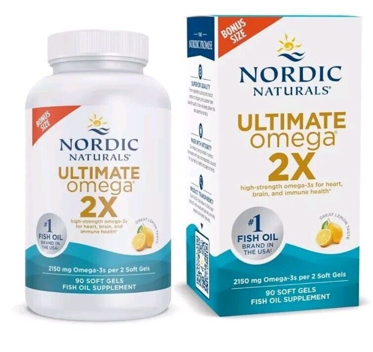 Nordic Naturals Ultimate Omega 2X, Lemon Flavor – THE MATRIX